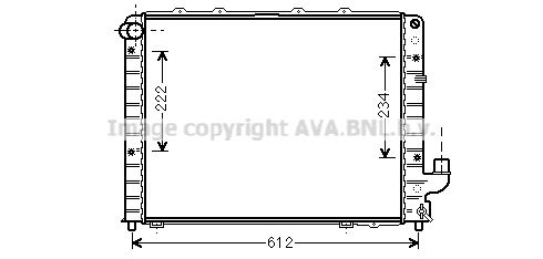 AVA QUALITY COOLING Radiaator,mootorijahutus LC2059